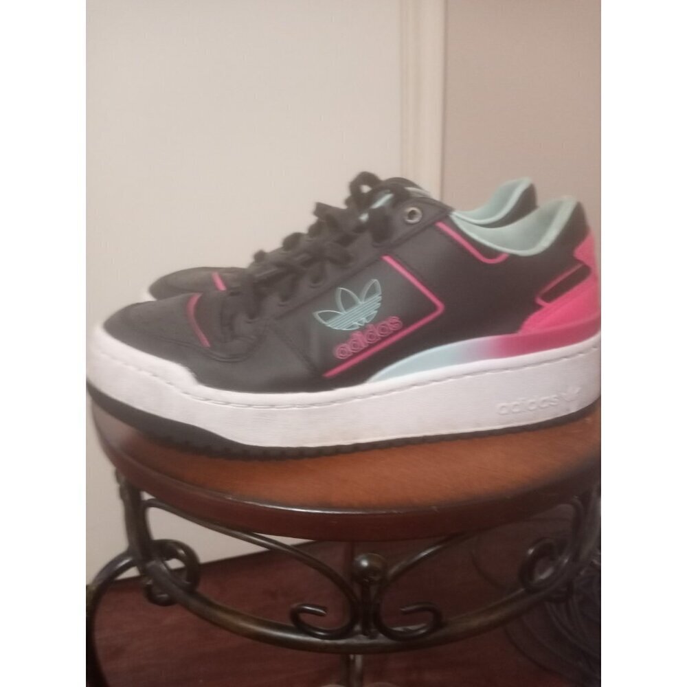Adidas Forum Bold Black Womens GY4667 Tennis Shoes Sneakers Sz 10 - Picture 11 of 16